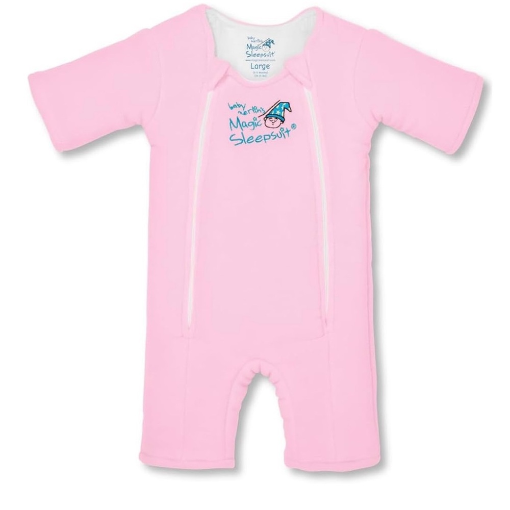 Pink Baby Merlin's Magic Sleepsuit